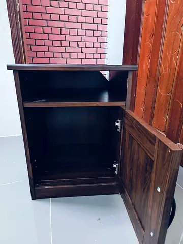 Sturdy Wooden Cabinet with Door