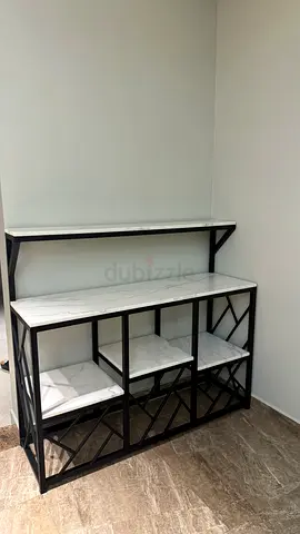 Stylish Marble-Top Console Table