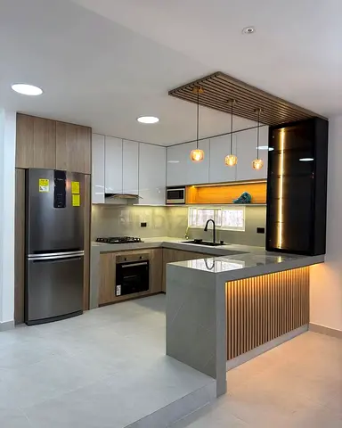 Modern Kitchen with Stylish Island