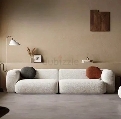 Stylish and Cozy White Sofa
