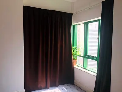 Elegant floor length curtains Brown for 3 rooms