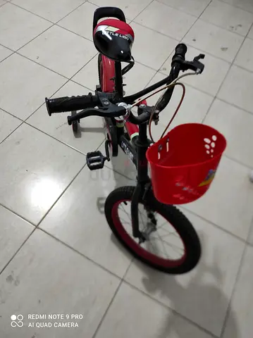 Kids Red Bicycle with Basket