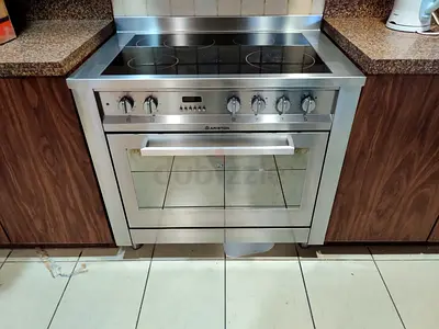 Ariston latest model electric ceramic 90x60 oven fan cooking range stove