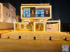 Modern villa for sale in Al Bahia, Ajman. Excellent location on a main street. Two floors plus a roo