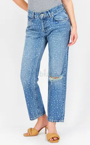 Asos sparkle straight jeans 24/28