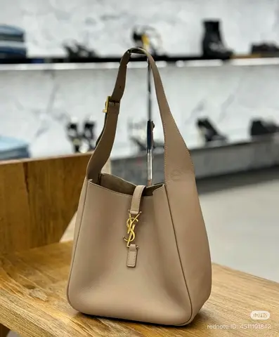 YSL Stylish Beige Shoulder Bag