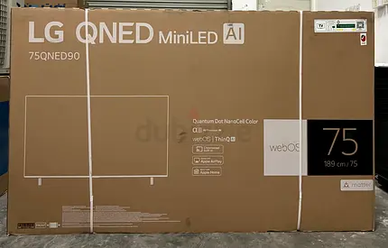 New LG TV 75-Inch Television 75QNED90T6A with Box