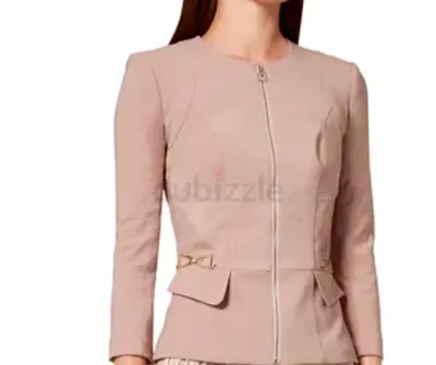 Elisabetta Franchi Zip Jacket in Bi-elastic Fabric size 42 Brand NEW still with Tag