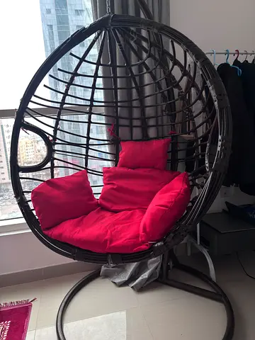 Cozy Hanging Chair with Cushions
