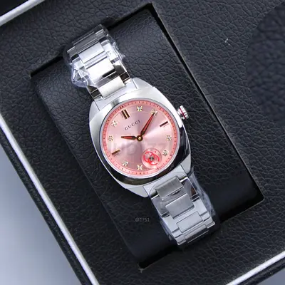 Charming Gucci Womens Watch with Pink Dial