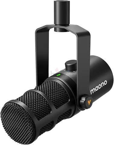 MAONO Dynamic Microphone, USB/XLR Podcast PC Microphone with Software