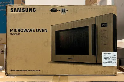 New Samsung Microwave 30-Litres Microwave Oven BESPOKE Model with Grill MG30T5018AK with Box