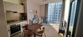 Stylish 1-Bedroom Apartment | Fully Furnished | Pool and Burj View |