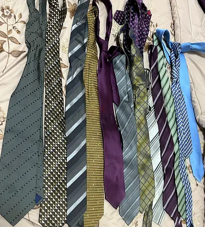 Collection of 12 Stylish Mens Ties