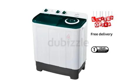 Green Twin-tub Semi-Automatic Washing Machine