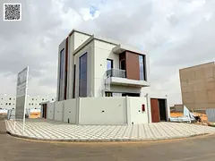 Corner villa, registration and ownership fees included, ready to move in, close to services, with el