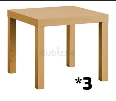 IKEA Side Tables x3 | Sturdy | Minimal Design | Good Condition