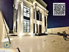 Luxury villa for sale in Al-Haliyo 2, 4000 sq ft, 6 bedrooms, living room, majlis, and roof terrace.