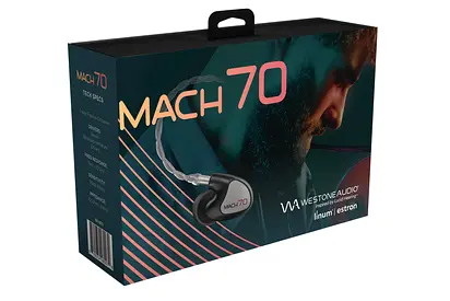 Westone Audio Mach 70 earphones high end for audiophile and musicians