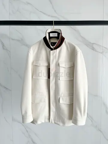 Loro piana Cream Jacket with Pockets