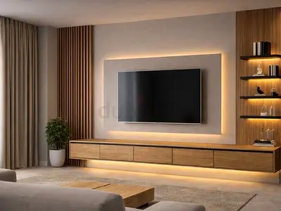 Media wall Custom Made