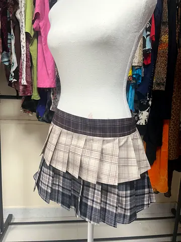 Y2K Plaid Mini Skirt