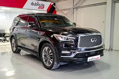 AED 1565/month | 2019 Infiniti QX80 Luxe | GCC Specs | Ref#409342