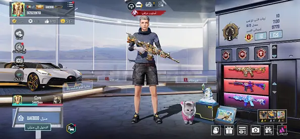 Epic Gaming Setup with Rare Skins pubg