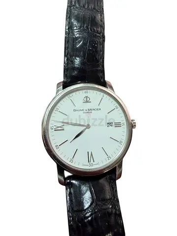 Baume  Mercier Classima Quartz 42mm Mens Watch with Kuwait official logo at the back