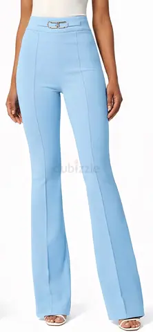 ELISABETTA FRANCHI Bell-bottom Pants in Crêpe size 40IT (S/M) brand new still with tag ️