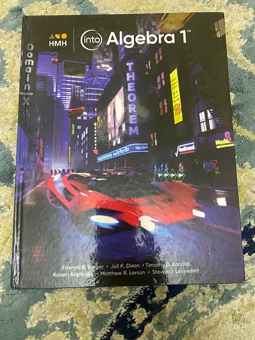 10th-11th grade algebra 1 book