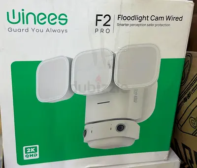 Winees F2 Pro Wired Floodlight Camera for Security