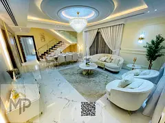 A luxurious, fully furnished villa (ready to move in) with a very elegant interior design, including