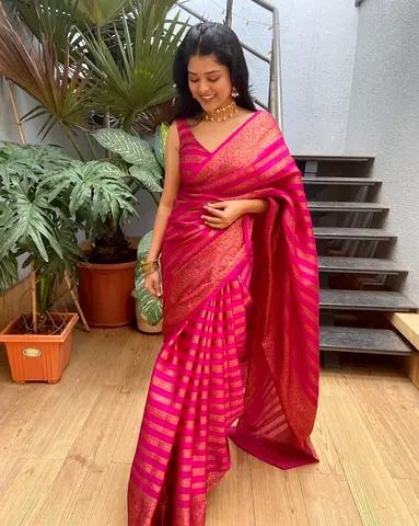 Elegant Pink Saree for Special Occasions
