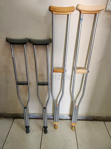 Crutches diffrent sizes available for free Fully adjustable