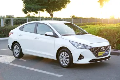 HYUNDAI ACCENT 2022 GCC 91,000 KM WHITE