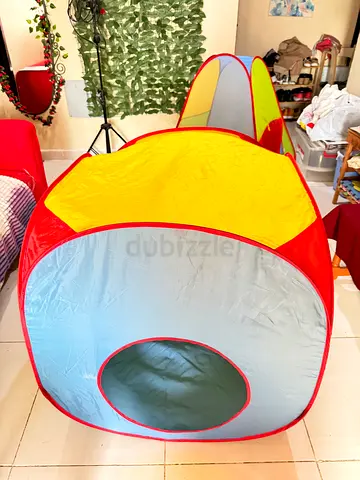 Kids Colorful Play Squares Triangle Tent Tunnel for crawling