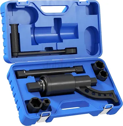 3039 - Oasisgalore Heavy Duty Torque Multiplier Wrench Set, 1 Inch Drive, 1:65 Lug Nut Remover, with