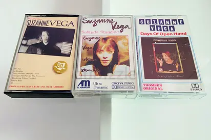 3 Suzanne Vega Music Cassettes