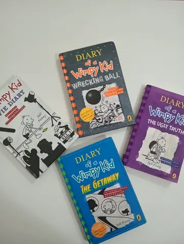 All 4 Wimpy kid book for only 35