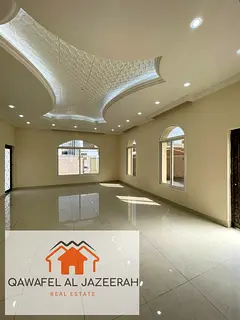 LUXURY VILLA IN AL AWRQAA FOURTH 5 bedrooms 1 halls 1 living 1 dining 1 kitchen garden maids room st