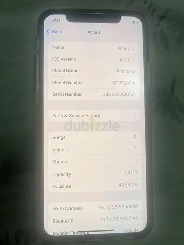 IPHONE XS 64GB