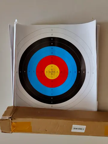 Brand new 30 Archery Target Sheets with Box