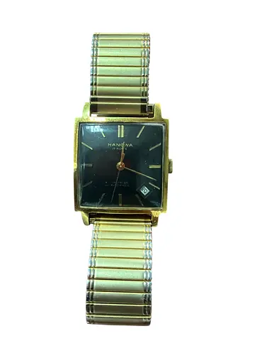 1960’s Vintage Hanowa MEN WATCH, gold on steel, automatic, in a working order