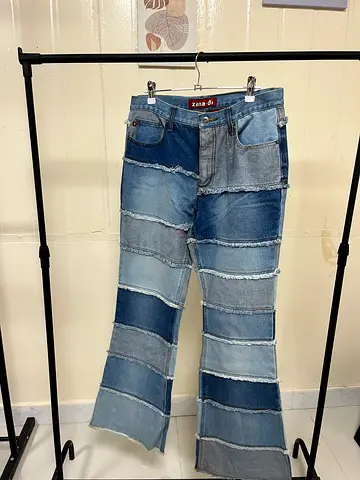 Y2K Zana Di  Patchwork  Jeans