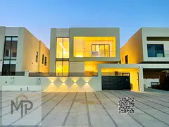 Luxury villa with custom finishing, freehold ownership for all nationalities, with a swimming pool.