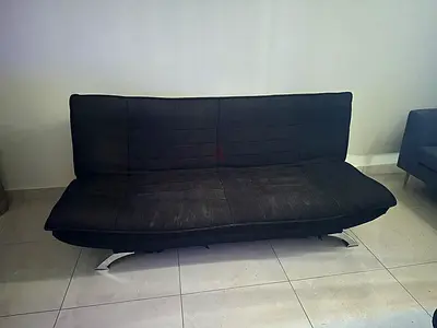 Comfortable Black Futon Sofa for Sale