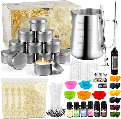 3040 - Tobeape® DIY Candle Making Kit Supplies for Adults and Kids Making Candles, Easy to Make Scen