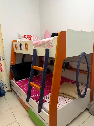 Colorful Bunk Bed for Kids
