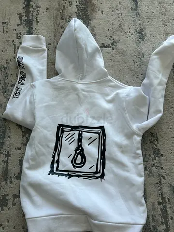 White hoodie